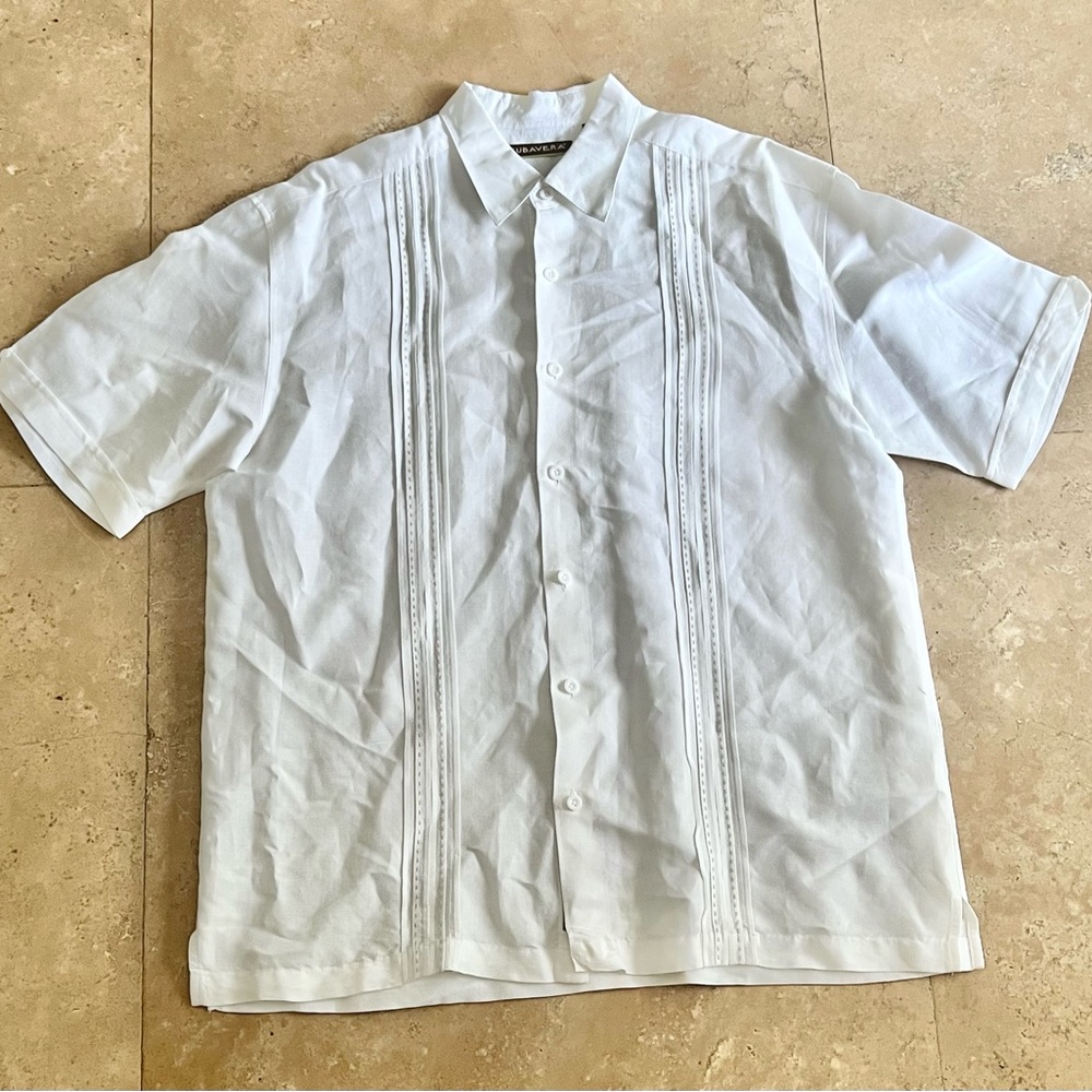 Cubavera Men White Button up